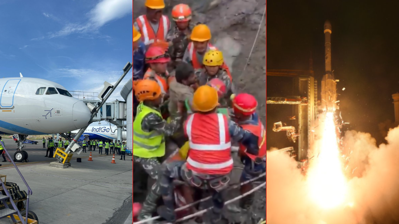 Nepal Tunnel Rescue, IndiGo Srinagar Incident & ISRO EOS-05 Launch