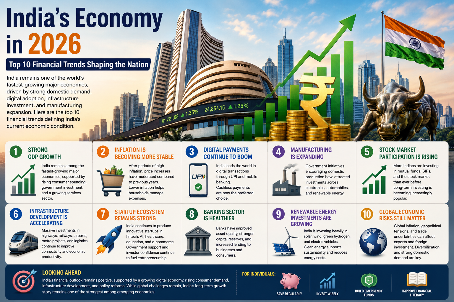 India's Economy 2026: Top Financial Trends & Market Outlook