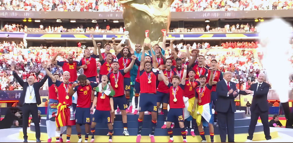 Trump Watches Spain Beat Argentina 1-0 in World Cup Final Thriller
